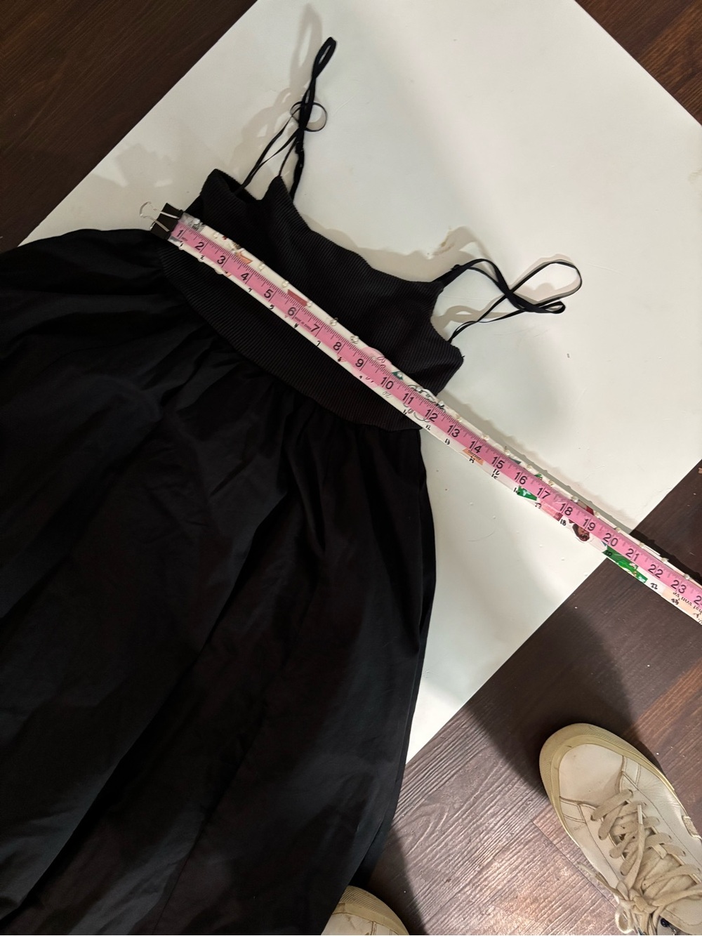 Anthropologie Black Strapless Bubble Hem Maxi Dress - Picture 7 of 7